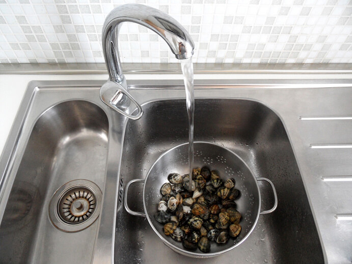 vongole cucina depuratore